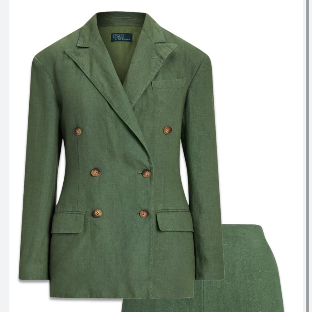 New Polo by Ralph Lauren Dark Green Women's Blazer size 2 - Picture 8 of 16